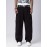 Men's Trendy Hip-Hop Style Loose Fit Cargo Jeans with Multiple Pockets - 100% Cotton, Machine Washable