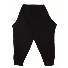 Men's Casual Haren Pants, Relaxed Fit, Solid Color Men's Casual Haren Pants, Relaxed Fit, Solid Color