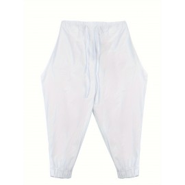 Men's Casual Haren Pants, Relaxed Fit, Solid Color Men's Casual Haren Pants, Relaxed Fit, Solid Color