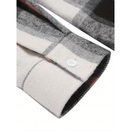 Mens Flannel Shirt Long Sleeve Plaid Jacket Casual Button Down Shirts Shacket Mens Flannel Shirt Long Sleeve Plaid Jacket Casual Button Down Shirts Shacket