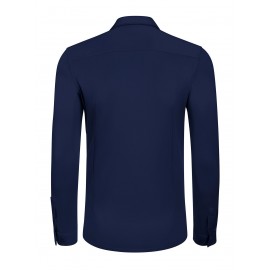 Men'S Long Sleeve Wrinkle Free Shirt Casual Button Down Shirt for Men Untucked Shirts with Pocket Men'S Long Sleeve Wrinkle Free Shirt Casual Button Down Shirt for Men Untucked Shirts with Pocket