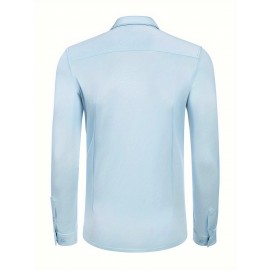 Men'S Long Sleeve Wrinkle Free Shirt Casual Button Down Shirt for Men Untucked Shirts with Pocket Men'S Long Sleeve Wrinkle Free Shirt Casual Button Down Shirt for Men Untucked Shirts with Pocket