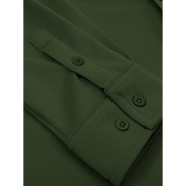 Men'S Long Sleeve Wrinkle Free Shirt Casual Button Down Shirt for Men Untucked Shirts with Pocket Men'S Long Sleeve Wrinkle Free Shirt Casual Button Down Shirt for Men Untucked Shirts with Pocket