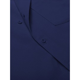 Men's Casual Button Down Cotton Shirts Short Sleeve Band Collar Beach Summer Shirt Tops Men's Casual Button Down Cotton Shirts Short Sleeve Band Collar Beach Summer Shirt Tops