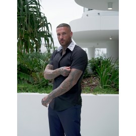 Solid Color Men's Casual Short Sleeve Shirt, Men's Shirt For Summer, Tops For Men Solid Color Men's Casual Short Sleeve Shirt, Men's Shirt For Summer, Tops For Men