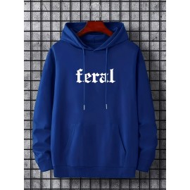 Men's Oversized Hip-Hop Style Hoodie with Geometric Print - Casual Pullover Sweatshirt for Fall & Winter, Polyester, Machine Washable Men's Oversized Hip-Hop Style Hoodie with Geometric Print - Casual Pullover Sweatshirt for Fall & Winter, Polyester, Machine Washable