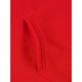 Men's Polyester Hooded Sweatshirt with Geometric Leaf Applique, Sports Style Active Hoodie with Slight Stretch, Regular Fit Knit Fabric Pullover - Casual Hip Hop Streetwear Men's Polyester Hooded Sweatshirt with Geometric Leaf Applique, Sports Style Active Hoodie with Slight Stretch, Regular Fit Knit Fabric Pullover - Casual Hip Hop Streetwear