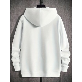 Men's Fashion Cross Print Long Sleeve Hoodie - Classic Zip-Up Design, Casual Style, Ideal For Fall And Winter Men's Fashion Cross Print Long Sleeve Hoodie - Classic Zip-Up Design, Casual Style, Ideal For Fall And Winter