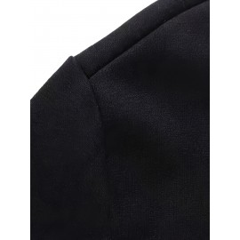 Men's Cozy Fleece-Lined Stand Collar Sweatshirt - Casual Cotton Blend, Long Sleeve Pullover for Fall & Winter Men's Cozy Fleece-Lined Stand Collar Sweatshirt - Casual Cotton Blend, Long Sleeve Pullover for Fall & Winter