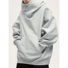 Men'S High Street Heavy Industry Plush American Style Hoodie Ninja Function Oversize Shoulder Pullover Novelty Hoodie Hoodie Men'S High Street Heavy Industry Plush American Style Hoodie Ninja Function Oversize Shoulder Pullover Novelty Hoodie Hoodie