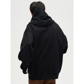 Men'S High Street Heavy Industry Plush American Style Hoodie Ninja Function Oversize Shoulder Pullover Novelty Hoodie Hoodie Men'S High Street Heavy Industry Plush American Style Hoodie Ninja Function Oversize Shoulder Pullover Novelty Hoodie Hoodie