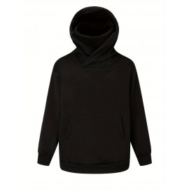 Men'S High Street Heavy Industry Plush American Style Hoodie Ninja Function Oversize Shoulder Pullover Novelty Hoodie Hoodie Men'S High Street Heavy Industry Plush American Style Hoodie Ninja Function Oversize Shoulder Pullover Novelty Hoodie Hoodie