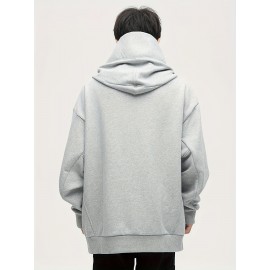 Men'S High Street Heavy Industry Plush American Style Hoodie Ninja Function Oversize Shoulder Pullover Novelty Hoodie Hoodie Men'S High Street Heavy Industry Plush American Style Hoodie Ninja Function Oversize Shoulder Pullover Novelty Hoodie Hoodie