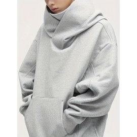 Men'S High Street Heavy Industry Plush American Style Hoodie Ninja Function Oversize Shoulder Pullover Novelty Hoodie Hoodie Men'S High Street Heavy Industry Plush American Style Hoodie Ninja Function Oversize Shoulder Pullover Novelty Hoodie Hoodie