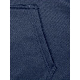 Men's Color Block Hoodie with Kangaroo Pocket and Drawstring - Comfortable and Stylish Sweatshirt for Spring and Fall Men's Color Block Hoodie with Kangaroo Pocket and Drawstring - Comfortable and Stylish Sweatshirt for Spring and Fall